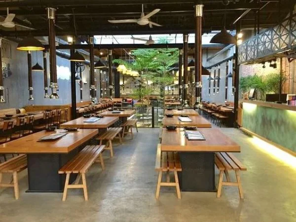 Thiết kế quán nướng BBQ theo phong cách Hàn Quốc