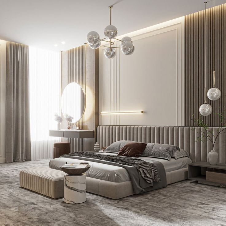 Các mẫu thiết kế nội thất cho phòng ngủ hiện đại