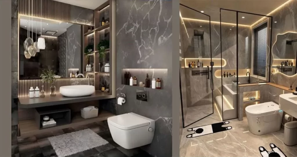 Mẫu phòng tắm hiện đại dành cho biệt thự