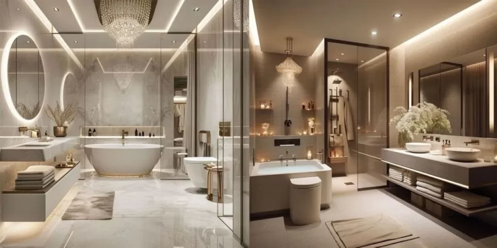 Mẫu phòng tắm luxury